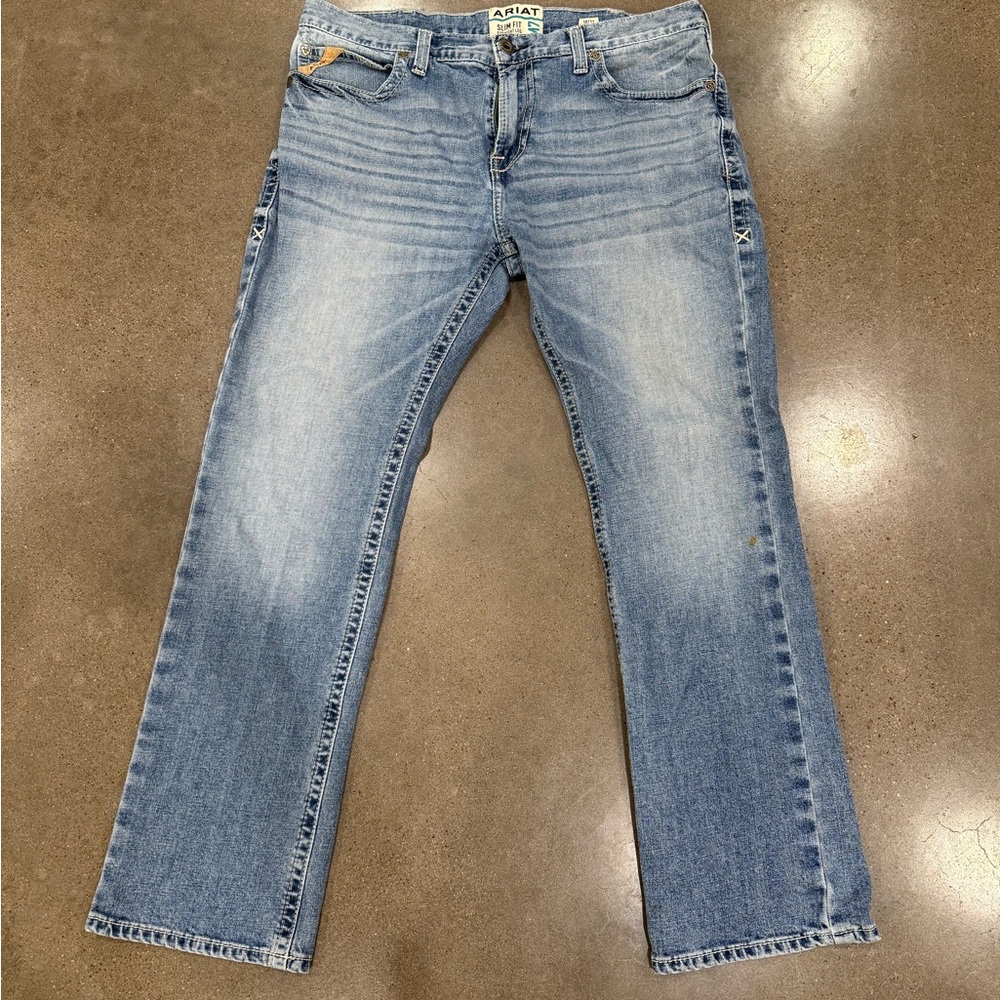 Ariat Light Blue Straight Jeans